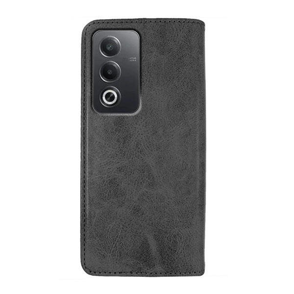 Capa Magneticflipwallet Para Oppo A80 5G - Preto
