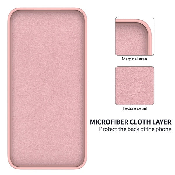 Kit Suporte L + Capa Silicone Líquido PHONECARE Para Xiaomi 17 Pro Max 5G - Rosa