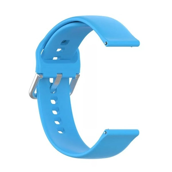 Bracelete Smoothsilicone Com Fivela PHONECARE Para Honor Watch 5 Pro - Azul Céu