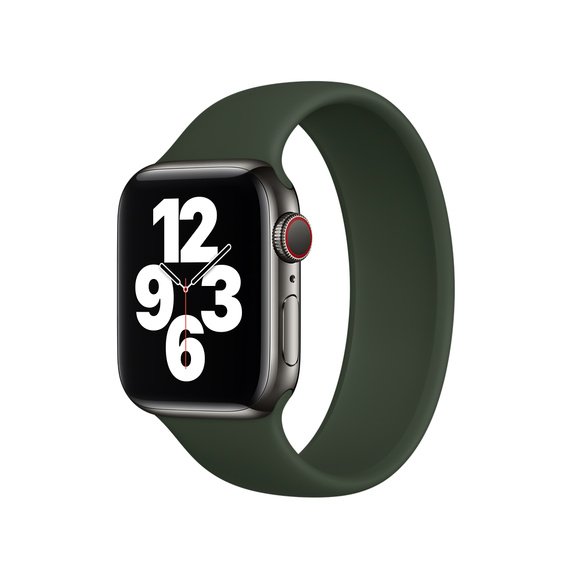 Bracelete Solo SiliconSense para Apple Watch Series 4 - 40mm (Pulso:142-158mm) - Verde Escuro