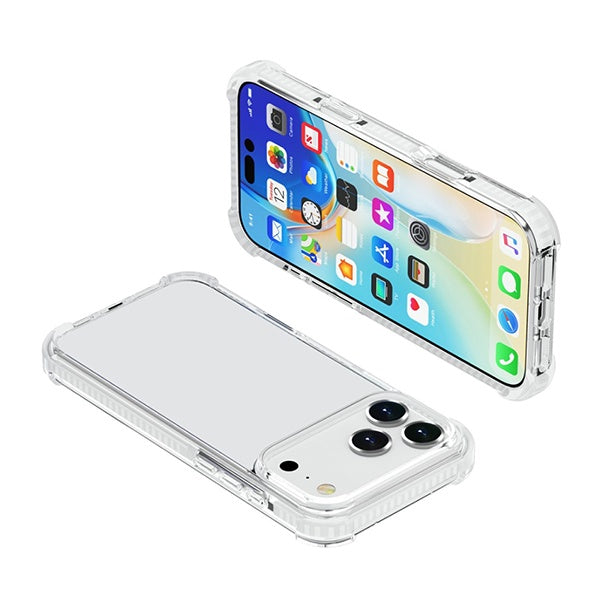 Kit Capa Superprotect Anti-Shock + Película de Vidro Anti-Spy PHONECARE Para Apple iPhone 17 Pro Max - Transparente