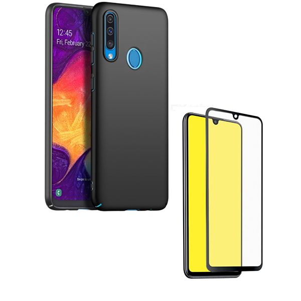 Kit Vidro Premium Full Cover + Capa SlimShield para Huawei P Smart S - Rosa