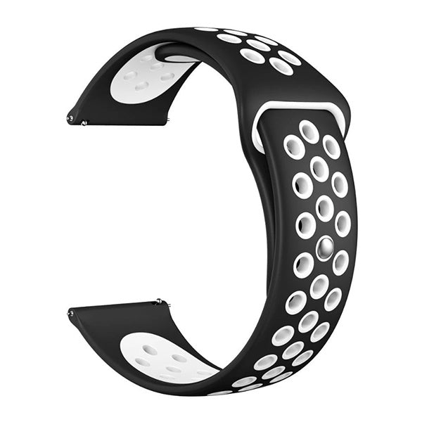 Bracelete Sportystyle PHONECARE Para Garmin Venu 4 - 45 mm - Preto / Branco