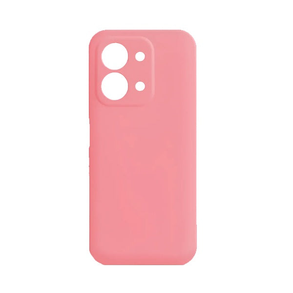 Kit Suporte L + Capa Silicone Líquido PHONECARE Para Xiaomi Redmi 15C - Rosa