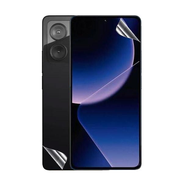 Kit Película Hydrogel Full Cover Frente e Verso para Xiaomi Poco X6 Neo - Transparente