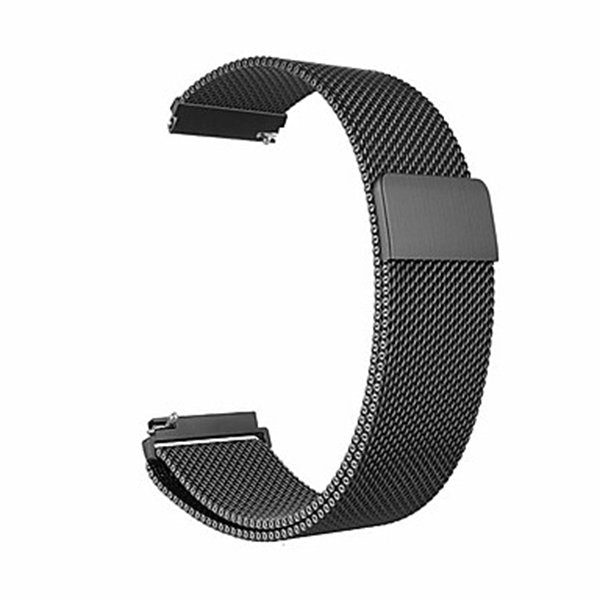 Bracelete Milanese Loop Fecho Magnético para Huawei Watch GT 3 46mm Active - Preto