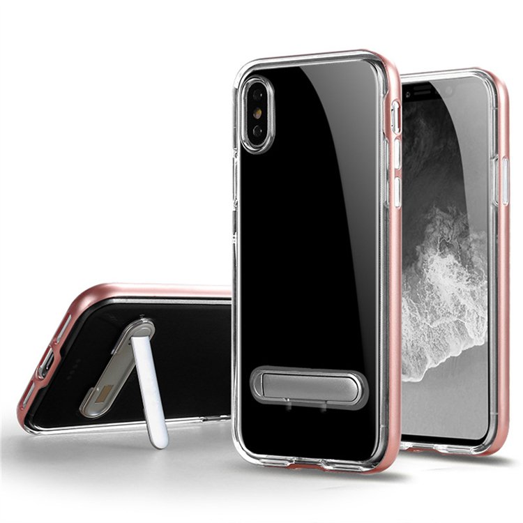 Capa Spigen Crystal Hybrid para iPhone XR - Rosa
