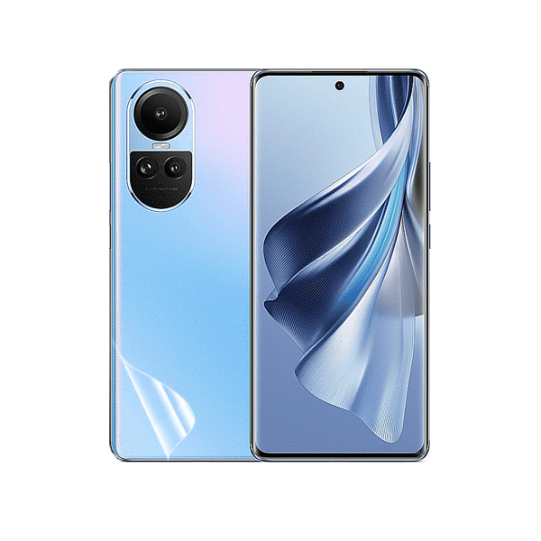 Película Hydrogel Full Cover Frente e Verso para Oppo Reno10 - Transparente